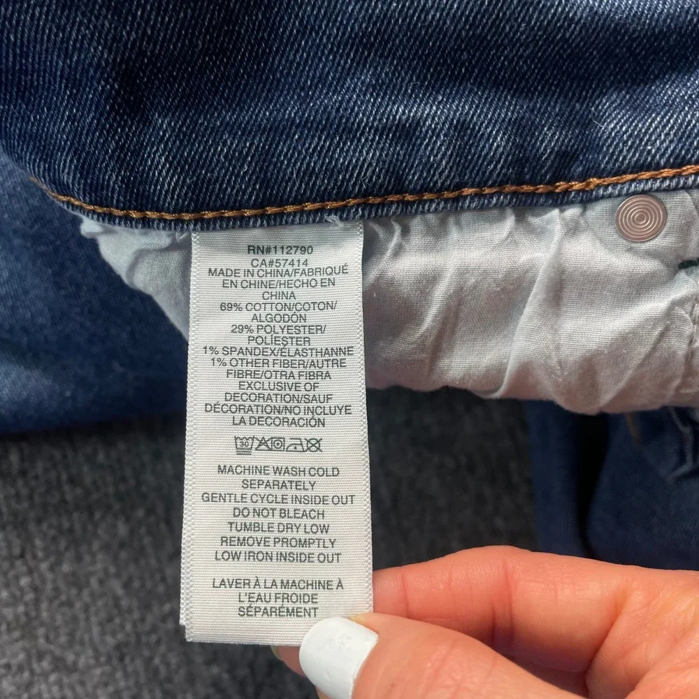 True Religion Ricky Relaxed Straight Jeans Mens 35 Blue Denim Pants